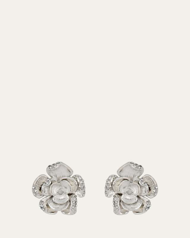 Small Rose Earrings